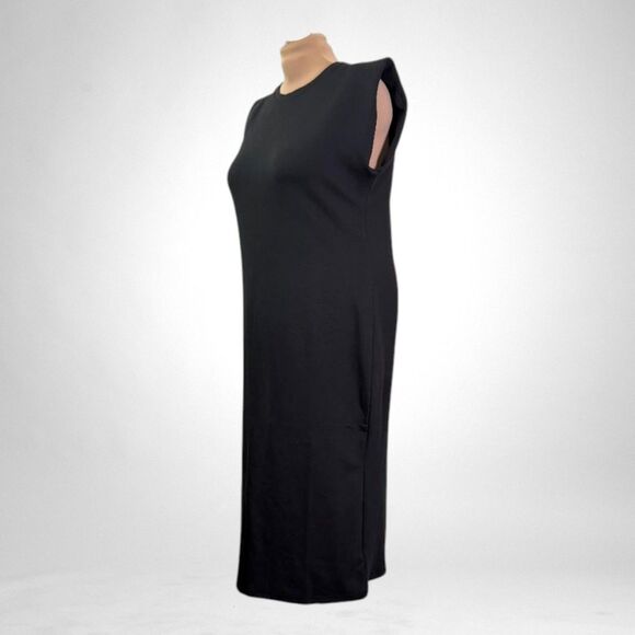 THE DROP Padded Shoulder Black Sheath Dress, NWT! Size 2X - Picture 3 of 8